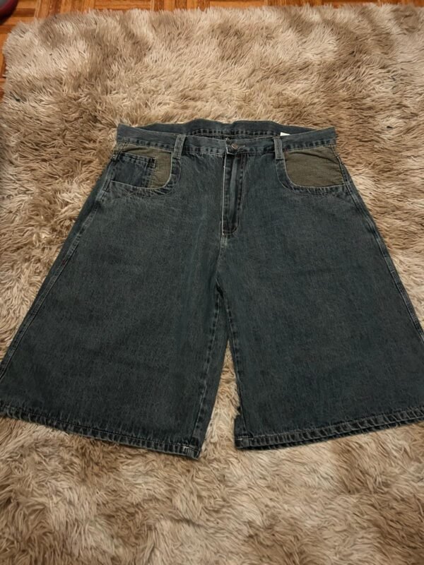 grgr1 Bermuda Baggy Verde Óxido